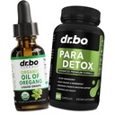 Oregano olje organisk flytende dråper & Gut helse Caps - olje av Oregano dråper Tinktur ekstrakt & intestinale piller Herbal Wormwood Black Walnut Cloves Immune Support - Herbal Organic