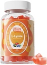 L-Lysine Gummies 1000mg - L-Lysine Supplements for barn og voksne - Lip og kaldt Sore* Støtte for kvinner - Chewable Lysine Gummies med vitamin B12 - Vegansk, ikke GMO, Glutenfri, 60 greve