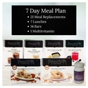 PROTIFIT - høyproteinmåltid starter sett, 15g proteintilskudd og snacks, 30 dagers multivitamin, ideell protein kompatibel (7 dagers kit)