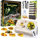 GobiDex Amber Dig Kit-Artificiell Insekt Resin, Utgrav 6 Insekter Specimens, STEM Geografiske pedagogiske Bugs Leketøy, Utgravelse leker for morsomme Bugs Party favors, vitenskapssett for barn alder 6-8 8-12
