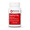 PROTOKOL FOR LIVBALANCE Metyl B12 1000mcg - Vitamin B12 for Homocysteinmetabolisme - Støtte Hjernens Helse og Helse Nervesystem - Kosher, Halal & Vegan - 100 Lozenges