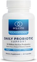 Equilife Daily Probiotic Support, 50 milliarder CFU, 8 Probiotiske Strains, Digestive og Gut Helse Supplement for menn og kvinner, Glutenfri, Soya og Dairy Free, Ikke GMO, amerikansk laget, 60 kapsler