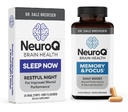 LifeSeasons NeuroQ Memory & Focus with SleepNow Strips - 24/7 Hjerne Helsestøtte - Forbedre Kognitiv søvnfunksjon - 30 dagers forsyning