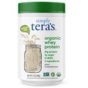 Bare tera's Organic Whey Protein Powder - Grass Fed Whey Protein Powder uten kunstige søtningsstoffer, ikke-GMO, Kosher, Glutenfri - Plain Unsweeted 12 Oz.
