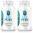 Rise Labs - LivPure drevet av naturen - Avansert formel - Ren støtte Kosttilskudd for Liver Support, Ekstra styrke, Vegan, Leverfunksjonspiller (120 kapsler)