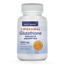 Liposomal Glutathione Non-GMO, Glutenfri 500mg Supplement - kan gi immunstøtte, Liver Detox, Hjernehelse og hjertehelse - 60 Glutation Kapsler