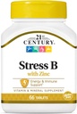 21. århundre Stress vitamin B med sink 66 faner