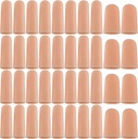 ANIRS Gel Finger-støtte Protector Hansker, Gel Finger Cots / Covers - forskjellige størrelser Silikon Fingertips for hender Cracking, Eczema Skin (40pcs)