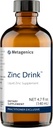 Metagenics Zink Drink - Trace Mineral - Immunsystem & Enzymer Støtte* - med sinksulfat - Ikke-GMO, Glutenfri, Vegetarisk - 4,7 fl oz