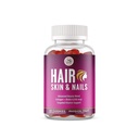 Grab Gold Hair Skin & Nails Vitaminer For Kvinner | Gummier med 6000mcg Biotin & Collagen | 10 Essential Vitamin & Mineraler | Glutenfri, Ikke-GMO, Passion Fruit Flavor | 1 måned Supply