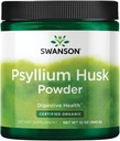 Swanson Certified Organic Psyllium Husk pulver 12 Ounce (340 g) Pwdr