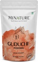 Minatur Guduchi (Giloy) pulver | (Tinospora Cordifolia) | Støtter sunn digestion | Immunity Booster® Indisk Giloy pulver | Forseglbar Zip Lock Pouch | 227g (8oz)