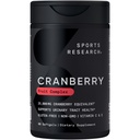 Idrettsforskning Cranberry Fruit Complex Supplement - Softgels for Urin Tract Helsestøtte - lik 25 000 mg Cranberry, laget med Pacran & vitaminer C & E - Ikke-GMO & Glutenfri - 90 greve