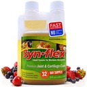 Synflex flytende glukosamin Original Formula - Chondroitin, Vitaminer, Mineraler - Drikketilskudd for menn og kvinner, Hjelper støtte felles og Cartilage Helse - Berry Flavor, 32 dagers forsyning