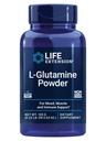 Livsforlengelse L-Glutamin pulver, Aminosyre, støtter muskel helse og immun helse, glutenfri, ikke-GMO, vegetarisk, 100 gram