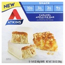 Atkins Snack, Caramel Apple Pie Bar, 5 Barer, 1.41 oz (40 g) Hver