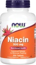 NU Matvarer - Niacin 500 mg 250 faner (Pack of 2)