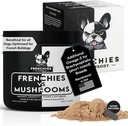 Mushroom Supplement for hunder - Tyrkia Tail Mushroom for Hunde Immune Support, Digestion, Allergier & Lengde med Omega3 & Turmeric | for hunder Lumps og Bumps | Fransk Bulldog Optimized