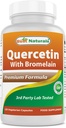 Best Naturals Quercetin med Bromelain Veggie Capsule - 800 mg Quercetin & 165 mg Bromelain (2400 GDU / g), 120 greve
