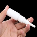 2pcs tom Påfyllbar Hvit plast Medisinsk Nasal Spray Flasker Pump Sprayer Beholder Vial Pot for saltvannsvask applikasjoner Deft Design Sinus Medisin