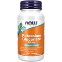 NU Mattilskudd, Kalium gluconate 99 mg, lettere å svelge, essensielle mineral*, 100 tabletter