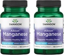 Swanson Albion Chelated Manganese 10 Milligrams 180 kapsler (2 pakke)