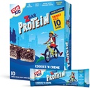 CLIF KID ZBAR - Protein Granola Bars - Informasjonskapsler og Creme Flavor - Ikke-GMO - Økologisk -Lunch Box Snacks (1.27 Ounce Energi Bars, 10 Count)