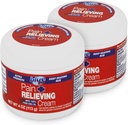 Blå Goo Maks styrke smerte lindring krem - dyp oppvarming Rub for rygg/hals, Sports Muskel/Joint, Sprains, Bursitis, Strains - 2 pakker 4 oz, laget med 100% ren emu olje