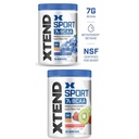 Scivation Xtend Hydrasport BCAA pulver, grened kjede Amino syrer, BCAA, null sukker elektrolytt drikke pulver + hydrasjon, blå bringebær og jordbær Kiwi, 30 serverer Twin Pack