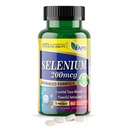 America Medic & Science Selenium 200 mcg (1 pakke med 60 tabletter) Ren kosttilskudd for menn og kvinner, essensiell spor Mineral og kraftig antioksidant Best for immunstøtte og Thyroid helse