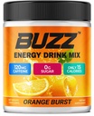 Morgen Buzz Energi Drikkepulver - Energi Boost Drink Bland - Sukkerfri energi med antioksidanter - Morgen Kickstart og Sport Ernæring Endurance Produkt - 30 Services, Orange Burst, 8 Ounces
