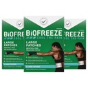 Biofreeze smerte relief lapper, ledbetennelse smertelever, kne og nedre rygg smerte lindring patch, såre muskel lindring, hals smerte relief, FSA kvalifisert, 3 pakke (5 Biofreeze Menthol lapper)