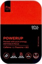 Soul Strips Power Up - Trening + Energi Oral Strips med koffein, L-Theanine, Vitamin B12, Jordbær Flavor, Forbedrer Metabolisme, Rask absorb, Daglig bruk, Null sukker, Vegan, 30 Strips Pack