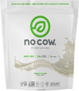 No Cow Vegan Protein pulver, ren vanlig, 26g Plante Basert Protein, Resirkulerbar Veske, Dairy Free, Soya Free, Ingen sukker tilsatt, Keto vennlig, Glutenfri, Naturlig søtet, Ikke GMO, Kosher, 1,74 Pound