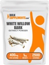 BulkSupplements.com Hvit Willow Bark Ekstrakt pulver - Herbal Supplement, Hvit Willow Bark pulver - Glutenfri, 400 mg per servering, 1kg (2,2 lbs) (pakke med 1)