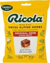 Ricola Original Herb Cough Drops, 45 greve, Cough Suppressant & Throat lindring dråper med naturlig kildet Menthol, behagelig Herbal smak for grender & Throat Irritation Symptom Relief