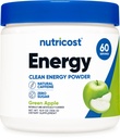 Nutricost Energy Complex (Green Apple) (60 Services) - Rent energipulver, 300g kosttilskudd