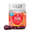 OLLY Himmelsk Hår Gummy, støtter Sunt hår, Keratin, Biotin, AMLA, Chewable Supplement, 30 dagers forsyning - 60 greve
