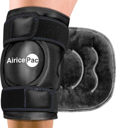 Ispakke for kne smertelindring, Reusable Gel Ice Wrap for skadeskader, hevelse, Knee erstatningskirurgi, kald kompressiv terapi for ledgikt, meniscus tear og ACL, svart