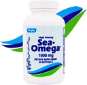 1000 mg naturlig Hiccupsless Fish Oil Konsentrert av Rugby Sea Omega 3 laget i USA for menn / kvinner,50 Rapid Release Softgels, EPA 300mg, DHA 200mg,Fatty Acid Supplements for Hjerne / Eye / Heart / Hair / Skin Helse