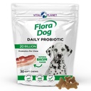 Vital Planet - Flora Dog Probiotika, Hunde Chews Supplement med 20 milliarder kulturer og 11 Strains, immun og Digestiv støtte Chewable Probiotika for hunder, 30 naturlige Bacon Flavored Soft Chews
