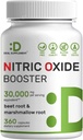 DEAL SupplyMENT Nitric Oxid Booster 30.000mg Ekvivalent, 360 kapsler - Naturlig Beet Root & Marshmallow Root Herbal Blanding - fremmer næringsstoff flyt til muskler og hjerte - Ikke-GMO