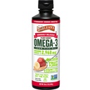 Barlean's Vegan Omega 3 6 9 Flaksfrø oljevæske Supplement, Strawberry Banana Smoothie, Flaksfrø Olje med 2.968 mg ALA fettsyre, ikke-GMO og Glutenfri, 16 oz