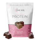 En Sol Lean Plant-basert proteinpulver, Pea & Brown Rice Protein, Lav karbohydrat, Vegansk Vennlig - Gluten, Laktose, & soya Gratis - Ingen tilsatt sukker, ikke-GMO, ren ernæring, ingen blomstring (Chokolate Sea Salt)