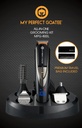 My Perfect Goatee®️ 13-i-1 Mens Grooming Kit - LED skjerm Beard Trimming Kit med reisepose, ladestativ og mer - Vanntett, trådløs elektrisk trimmer for nese, kropp og mer - Ideell gavesett