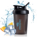 Prodigy Nutrition Labs Premium Shaker flaske perfekt for proteinshake og pre trening -14 Ounce (svart)