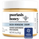 PSORIASHONEY Hudfornyende krem - Eczema & Seborreic Dermatitis Cream - Psoriasis behandling for hud, rødhet og kløe relief (4oz)
