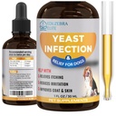 Yest Infektionsbehandling for hunder - Reduserer irritasjon og inflammasjon - Soothing Itch Relief, øreinfeksjonsbehandling
