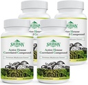 Aktiv Heksose Correlatert forbindelse 1500 mg Supplement, Naturlig 8 Mushroom Extract Supplement, Immunsystem, Leverfunksjon, Naturlig Killer og T Cells Aktivitet, 360 Veggie Kapsler