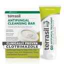 terrasil Antifungal krem + antifungal såpe 2-produkt Kit klinisk-proven Clotrimazol Effektiv behandling og relief: Jock ich atleter Fot Fungal Yest Infeksjon Ringorm (50g Tube & 75g bar)